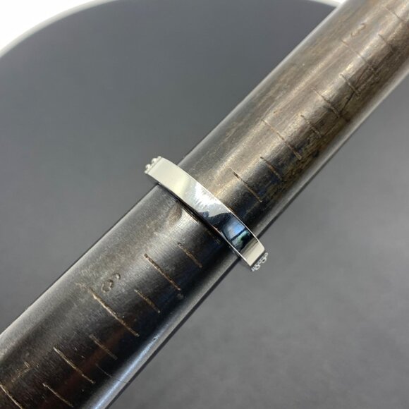 Custom Platinum 1.10CTW Diamond Pave Set Bands Matching Set Ring Size 4.75 - Picture 10 of 16